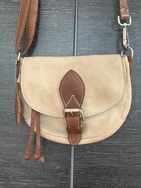 Roots Leather Saddle Bag